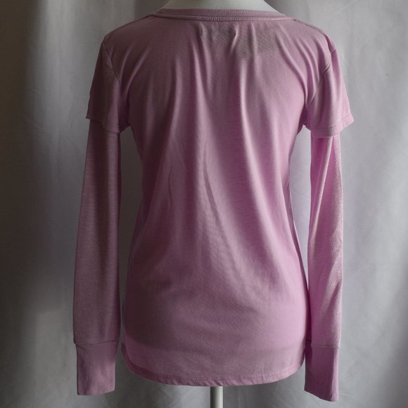 American Eagle Outfitters Pink 2 in 1 Shirt - Picture 3 of 5